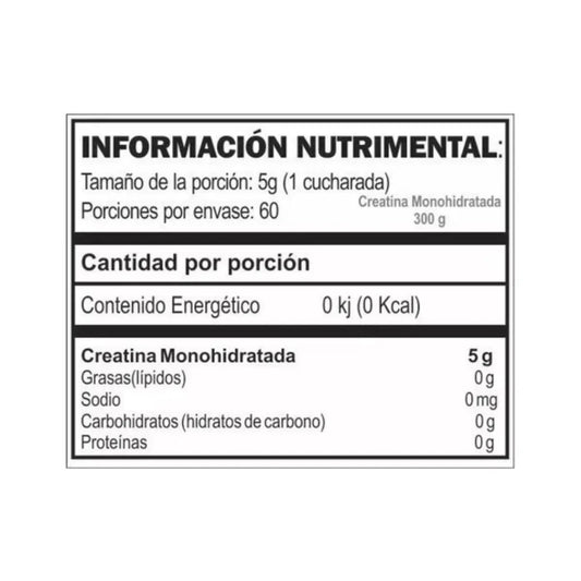 Creatina monohidratada Gat Sport 300gr