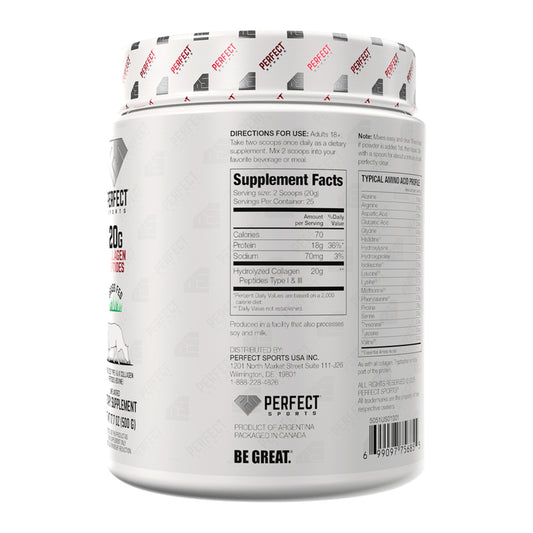 COLLAGEN PEPTIDOS COLAGENO 500 GR PERFECT SPORTS