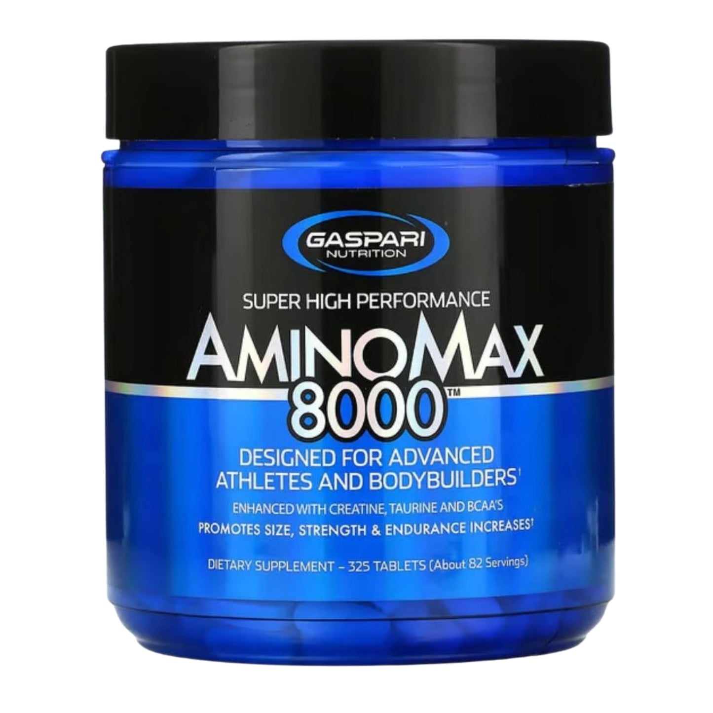 Aminoácidos AminoMax 8000 BCAA Gaspari Nutrition 325 Tabletas