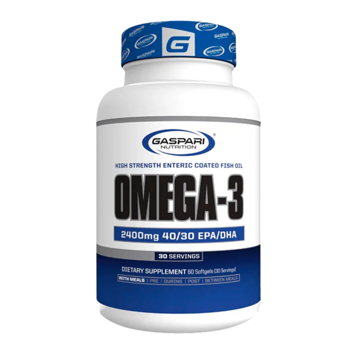 Omega 3 Gaspari Nutrition Fish Oil DHA 720MG  EPA 960MG 60 Capsulas