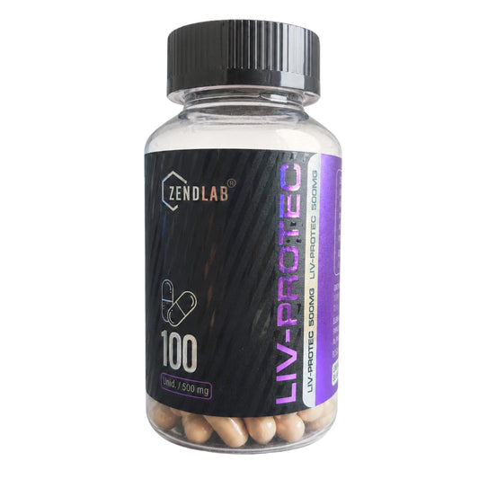 Cardo Mariano Silimarina 300mg y Alcachofa LIV PROTEC 100 Cápsulas ZENDLAB